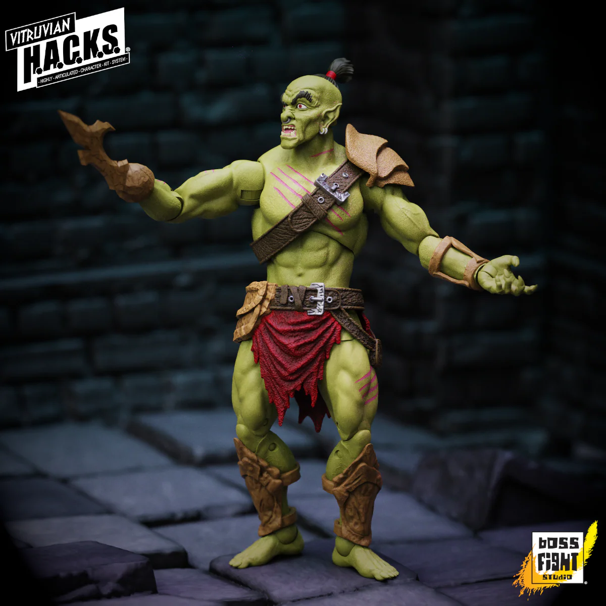 Vitruvian H.A.C.K.S. Action Figure - Bur’Zagi (Mighty Orc Sovran) - Image 12
