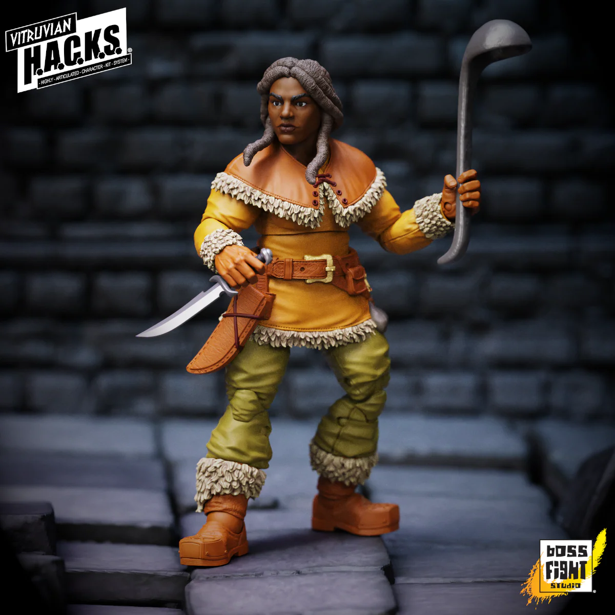 Vitruvian H.A.C.K.S. Action Figure - Madame Ruskin (Dwarf Tavern Keeper) - Image 11