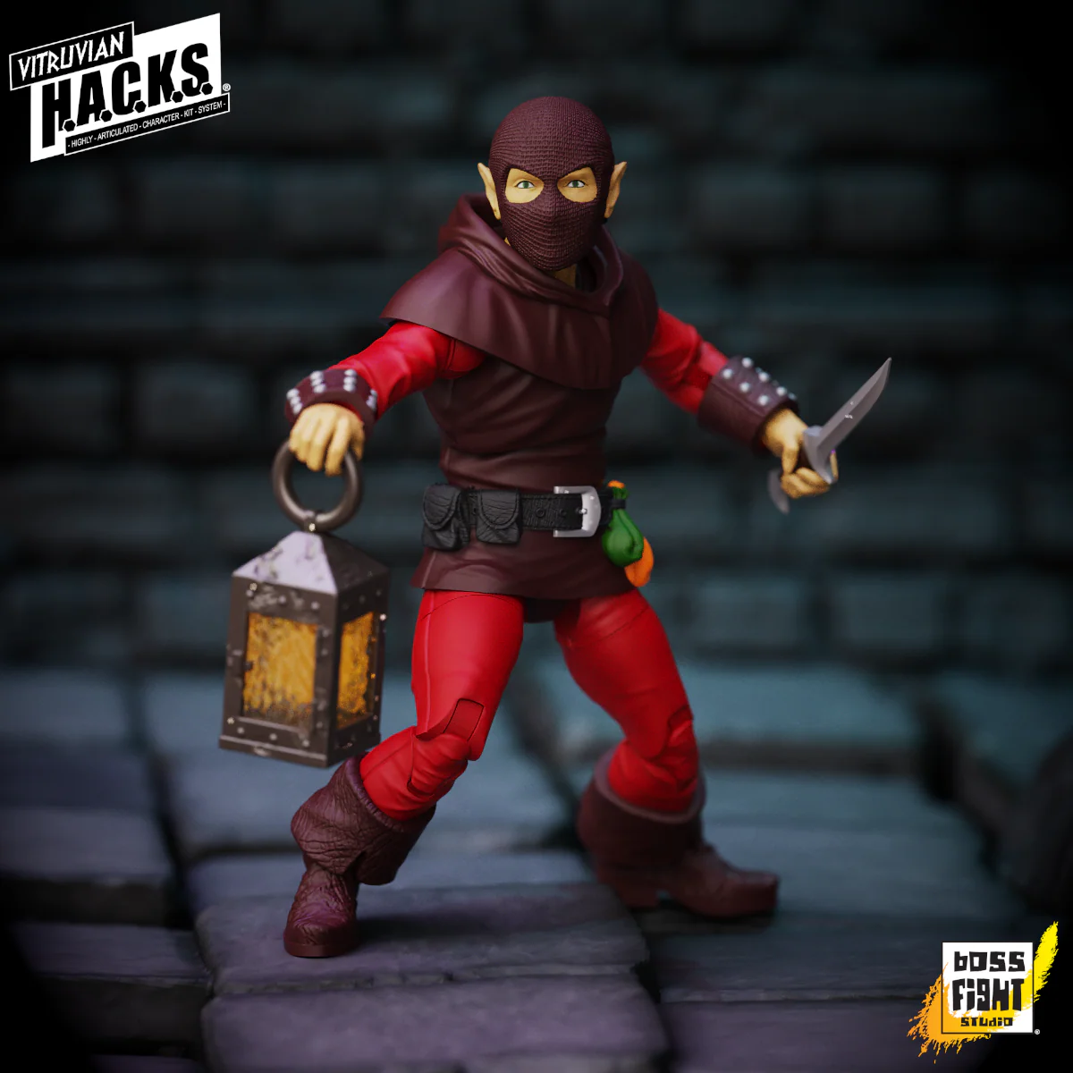Vitruvian H.A.C.K.S. Action Figure - Dwynn Dellos (Halfling Scout) - Image 12