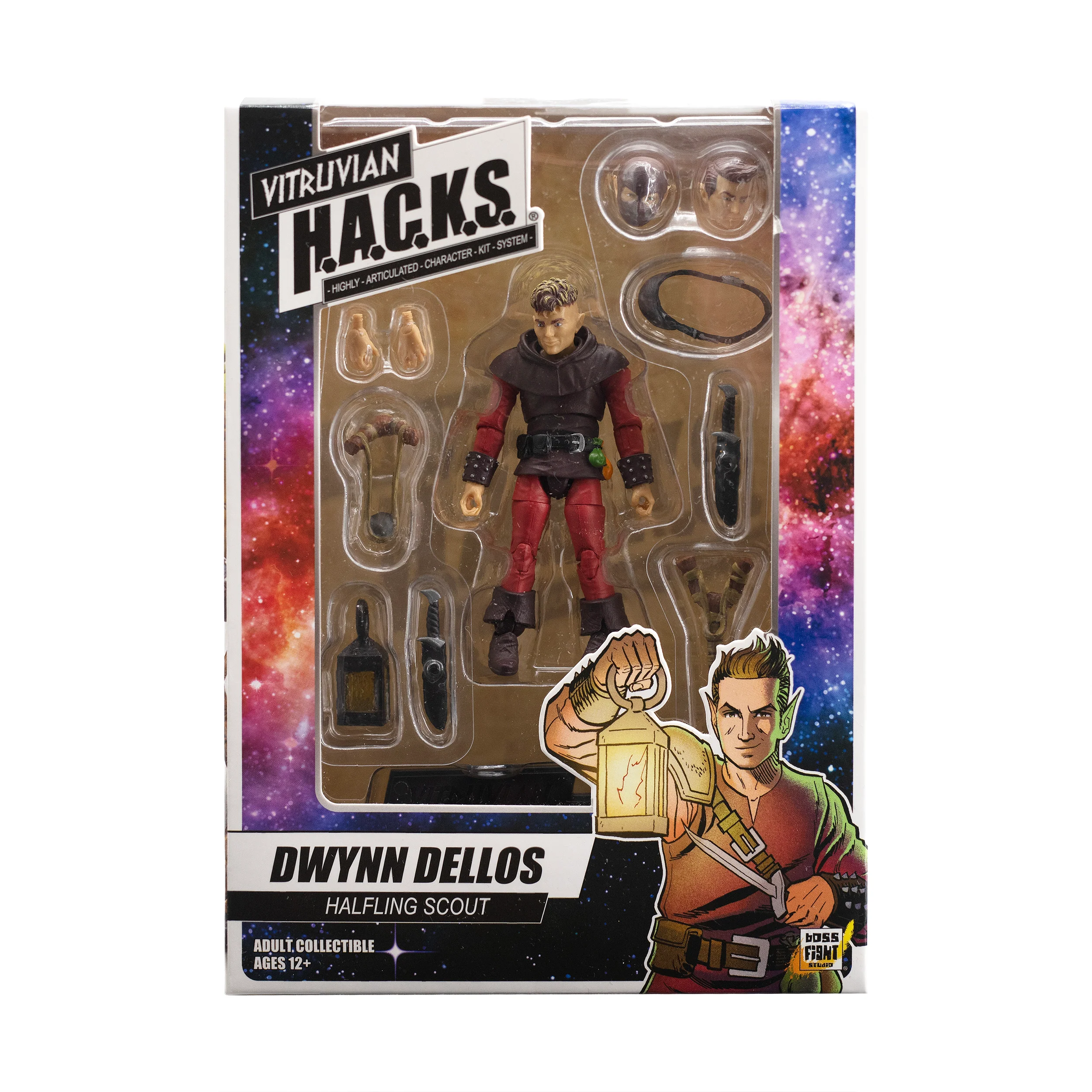 Vitruvian H.A.C.K.S. Action Figure - Dwynn Dellos (Halfling Scout) - Image 3