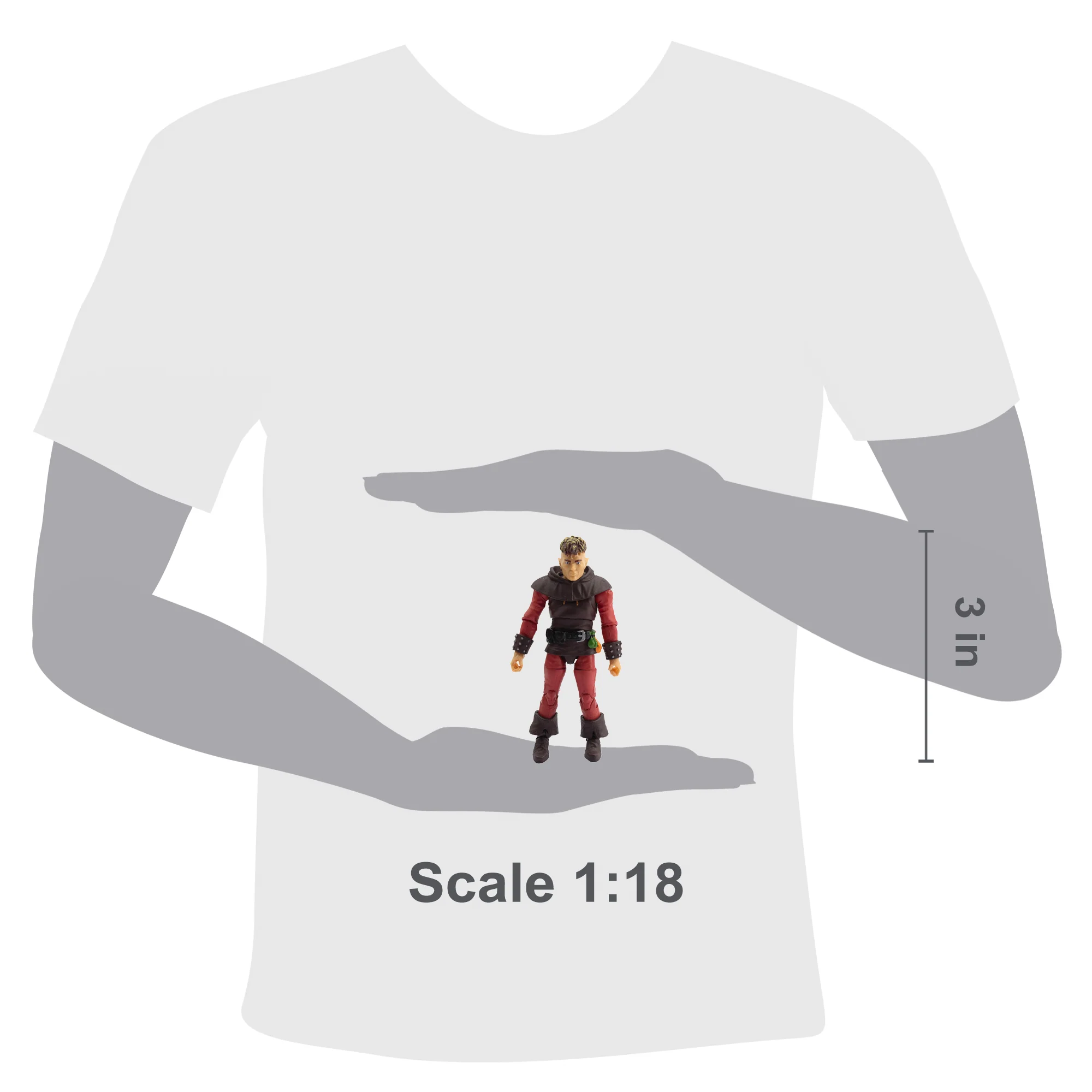 Vitruvian H.A.C.K.S. Action Figure - Dwynn Dellos (Halfling Scout) - Image 7