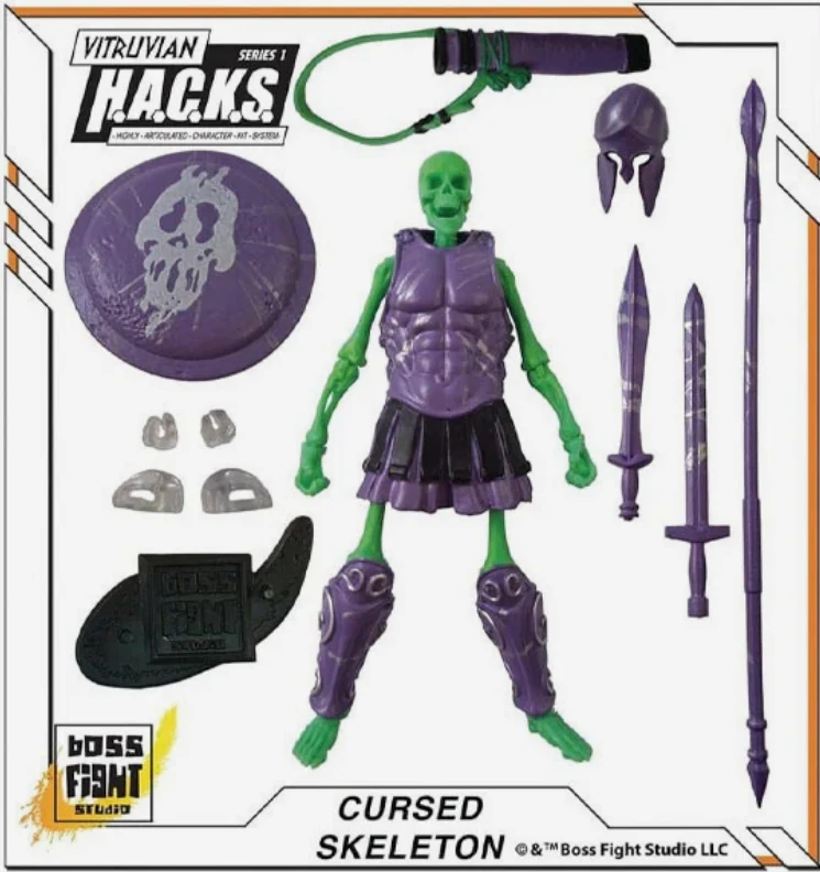 Vitruvian H.A.C.K.S. Action Figure: Cursed Skeleton - Image 3