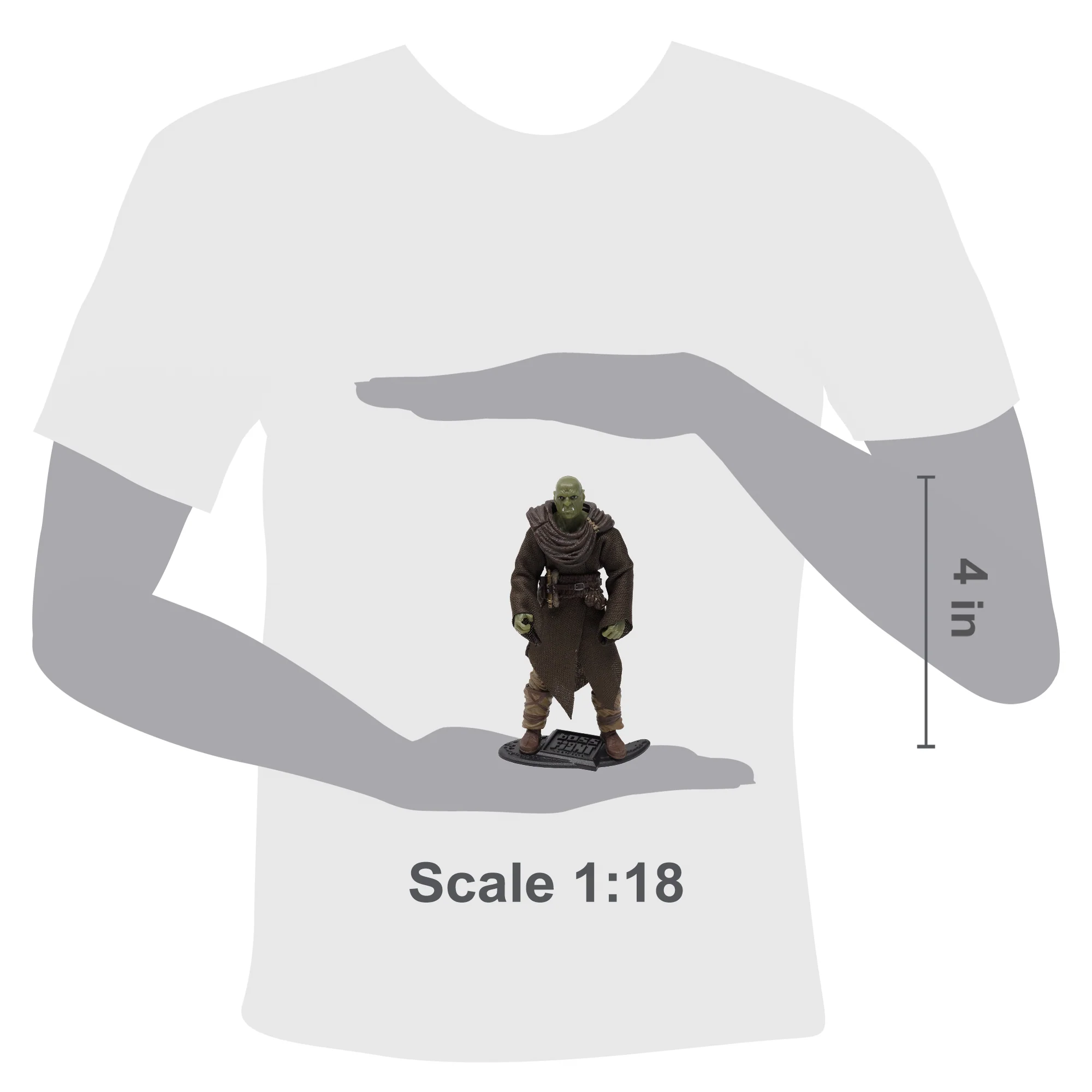Vitruvian H.A.C.K.S. Action Figure: Darsalk - Orc Mage - Image 5